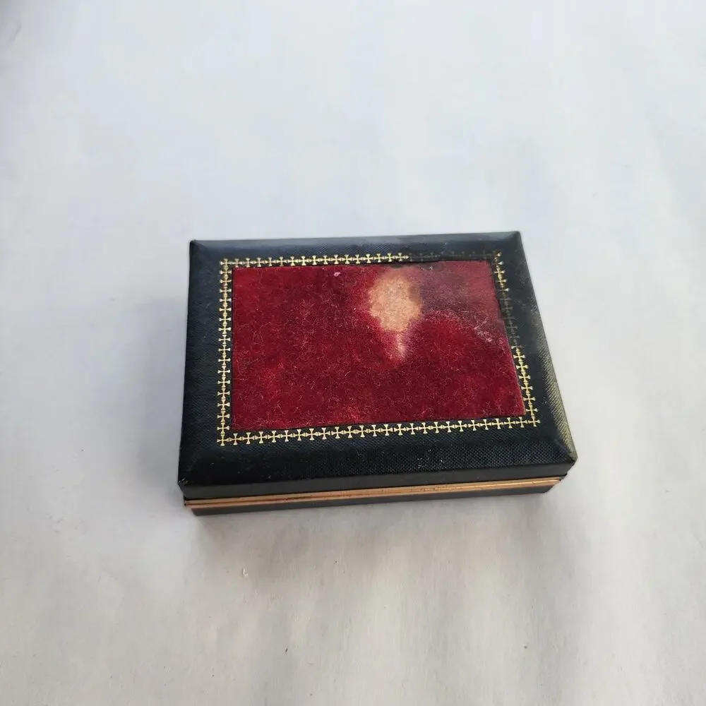 SWANK Vtg Cuff Link Vintage Cufflinks Men's Pair Men's Jewel Brown Cat's Eye New